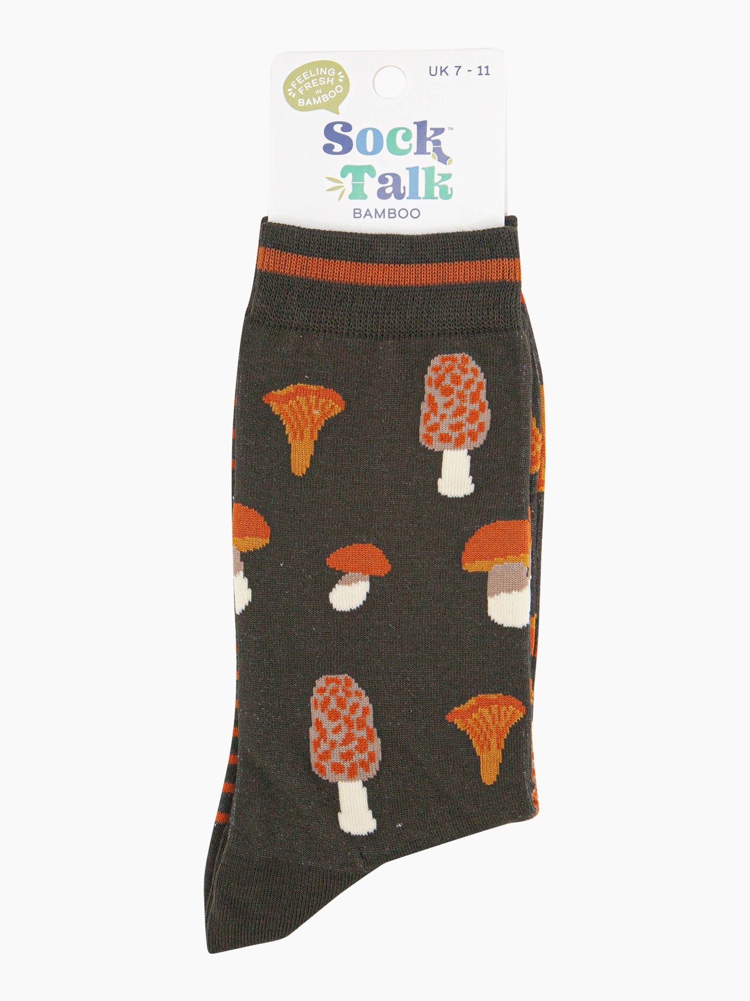 mens-bamboo-socks-khaki-mushroom-foraging-in-sock-talk-packaging-uk-size-7-11