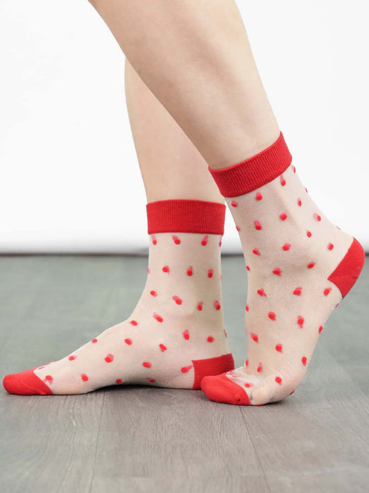 womens-sheer-ankle-socks-red-spots