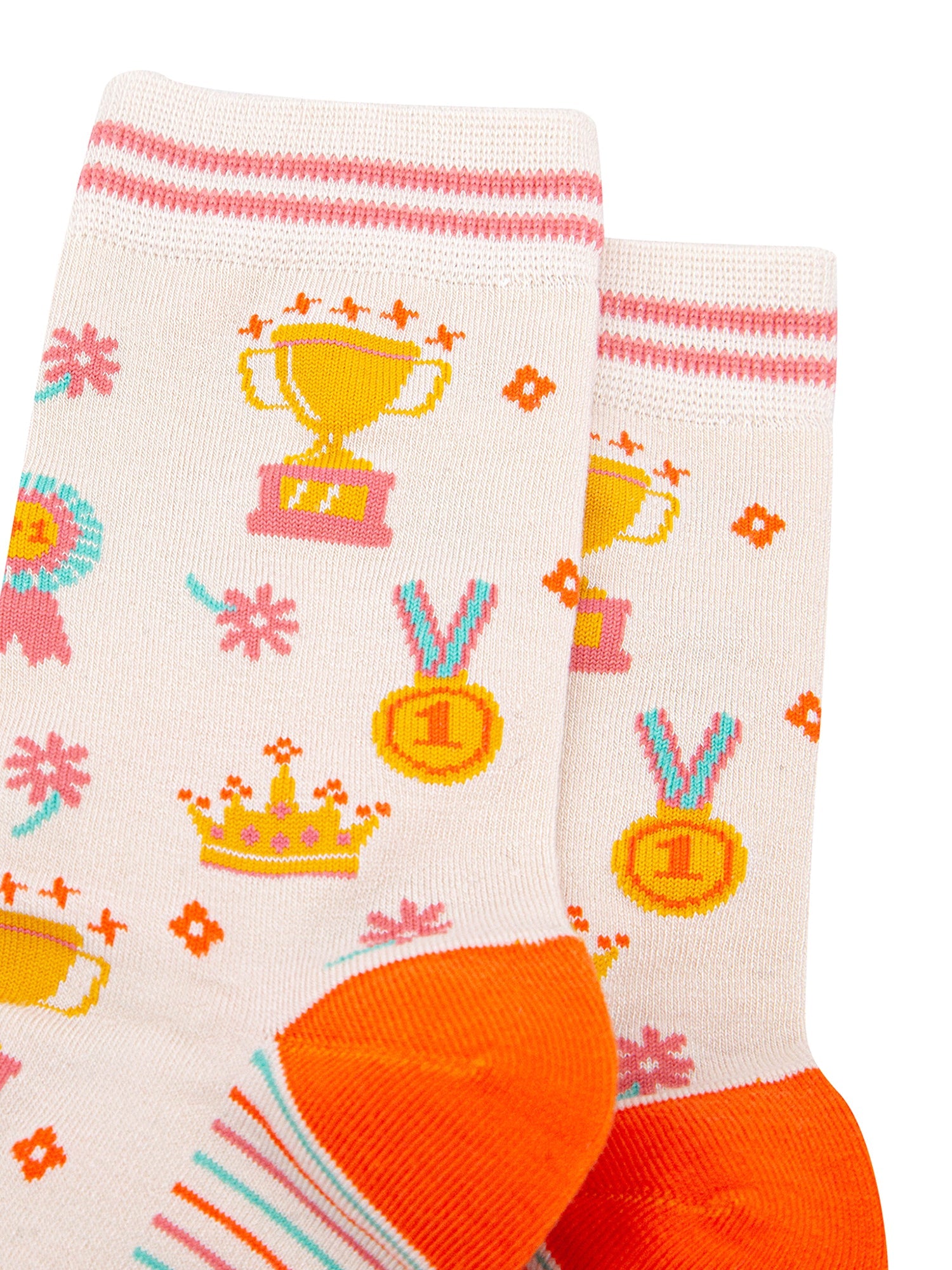 You're-The-Best-Bamboo-Socks-in-Cream-Closeup