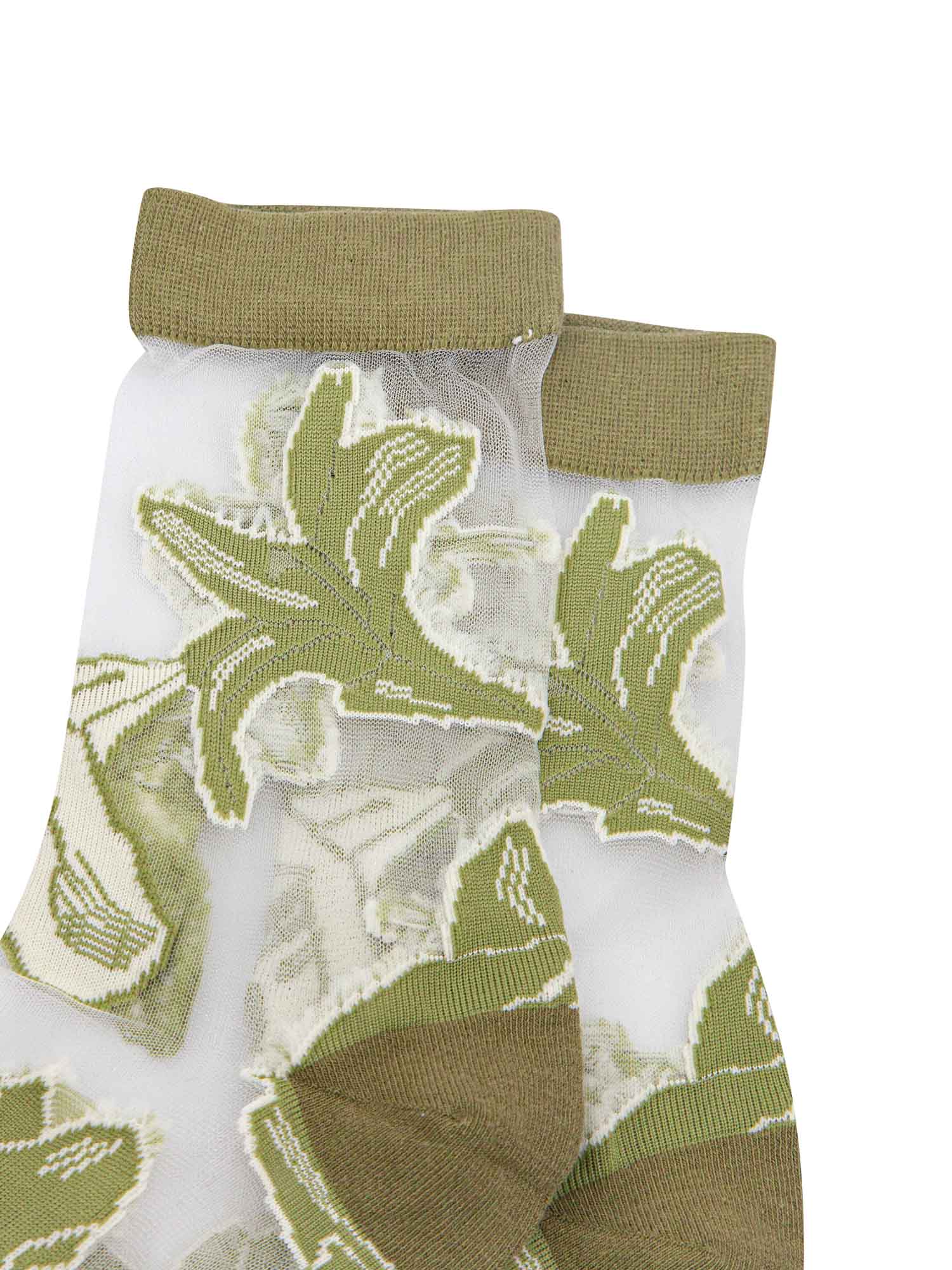 womens-sheer-ankle-socks-green-floral-pattern-popsocks