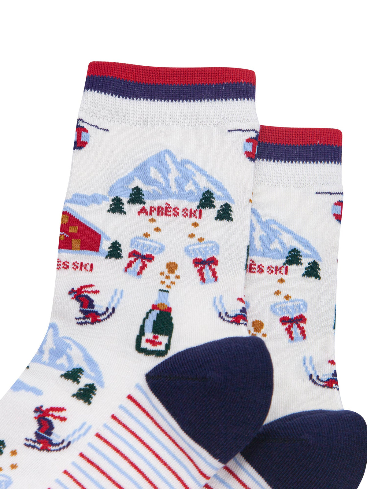Apres-Ski-Women's-Bamboo-Socks-in-White-Close-Up