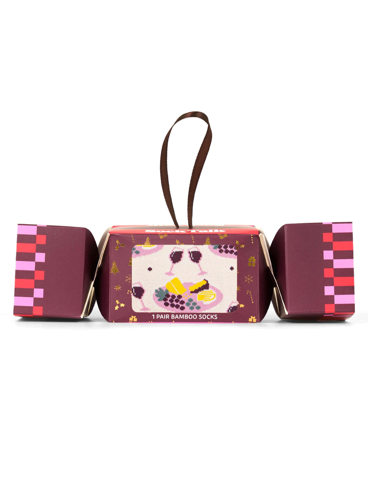Cheese-&-Wine-Charcuterie-Board-Bamboo-Crew-Socks-Christmas-Cracker-Gift-Box-in-Cream