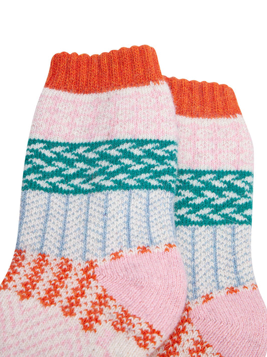 Block-Patterned-Wool-Socks-in-Cream/Multi-Close-Up