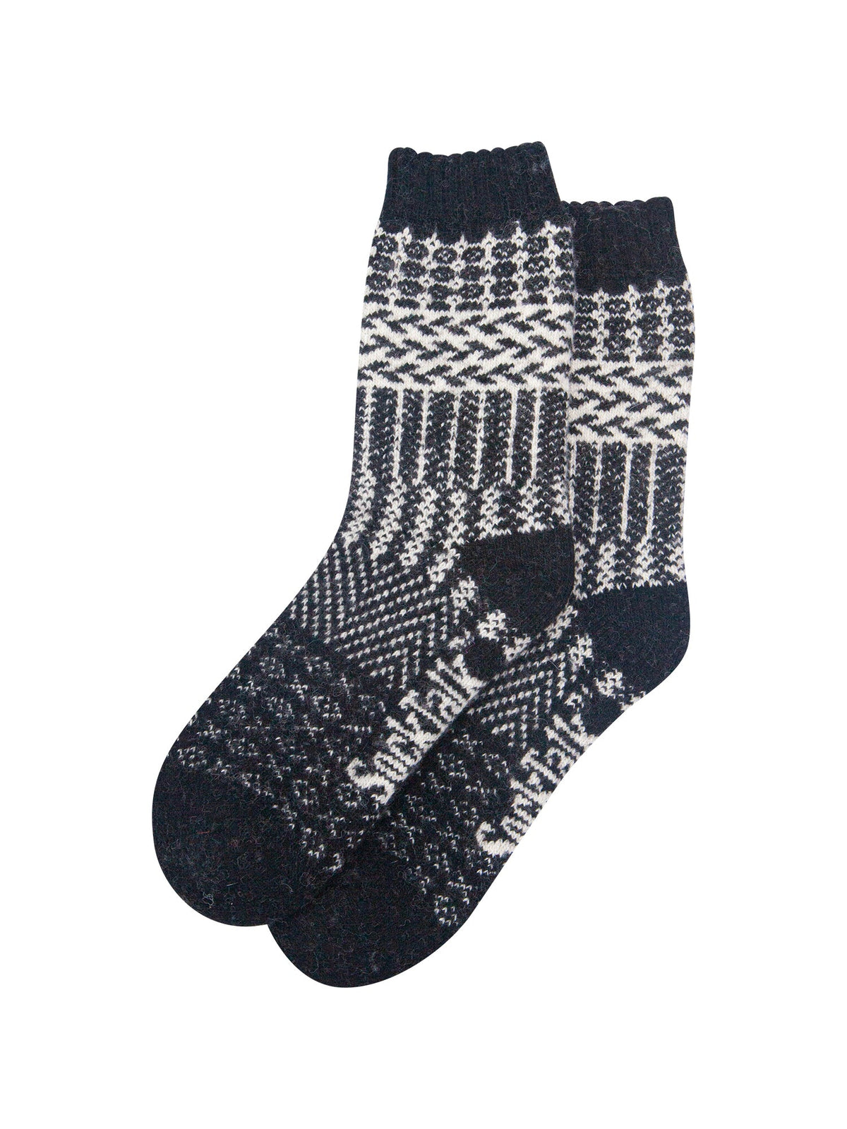 Block-Patterned-Wool-Socks-in-Black-Laid-Flat