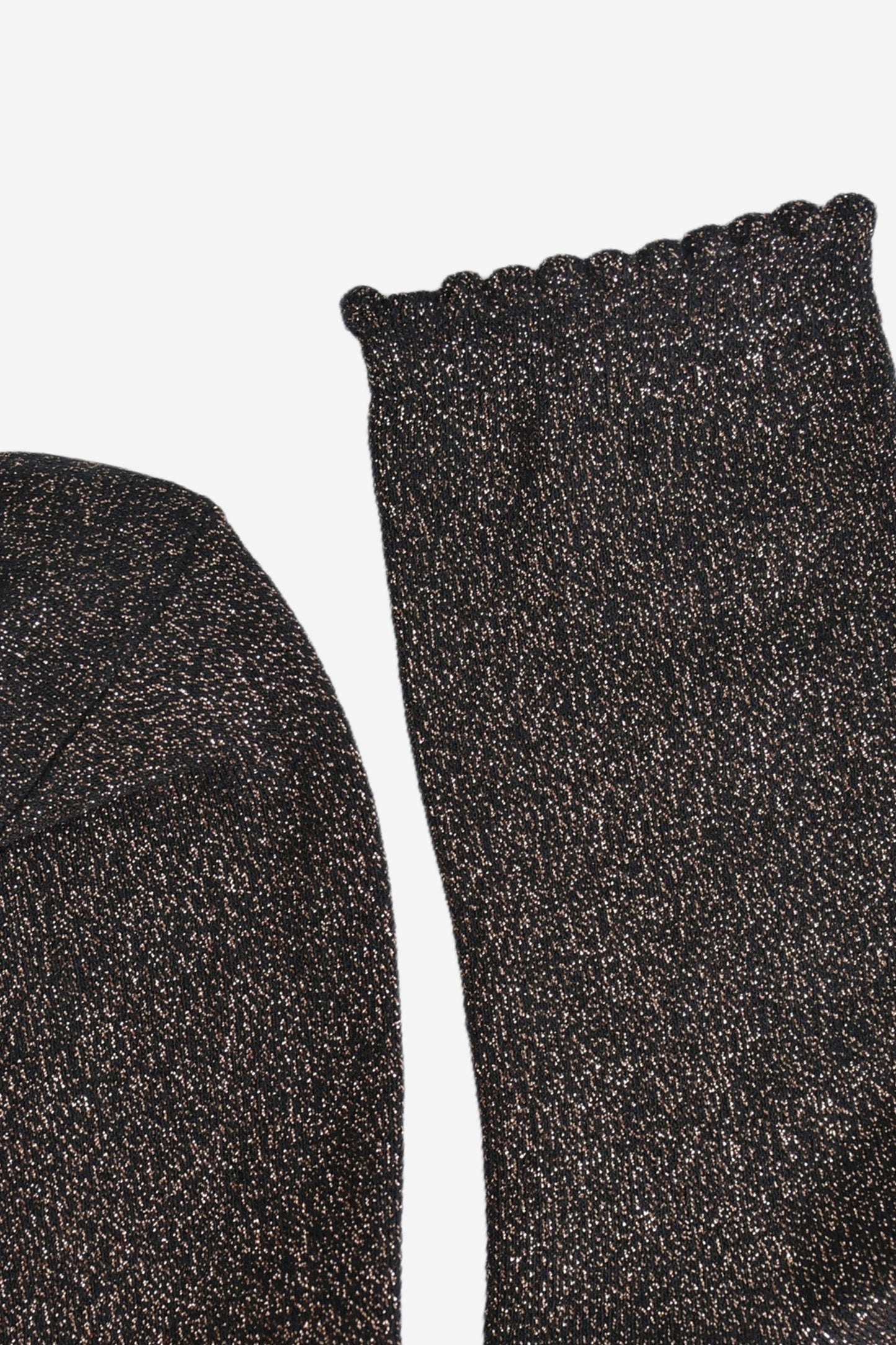 Women's Glitter Socks - Bronze