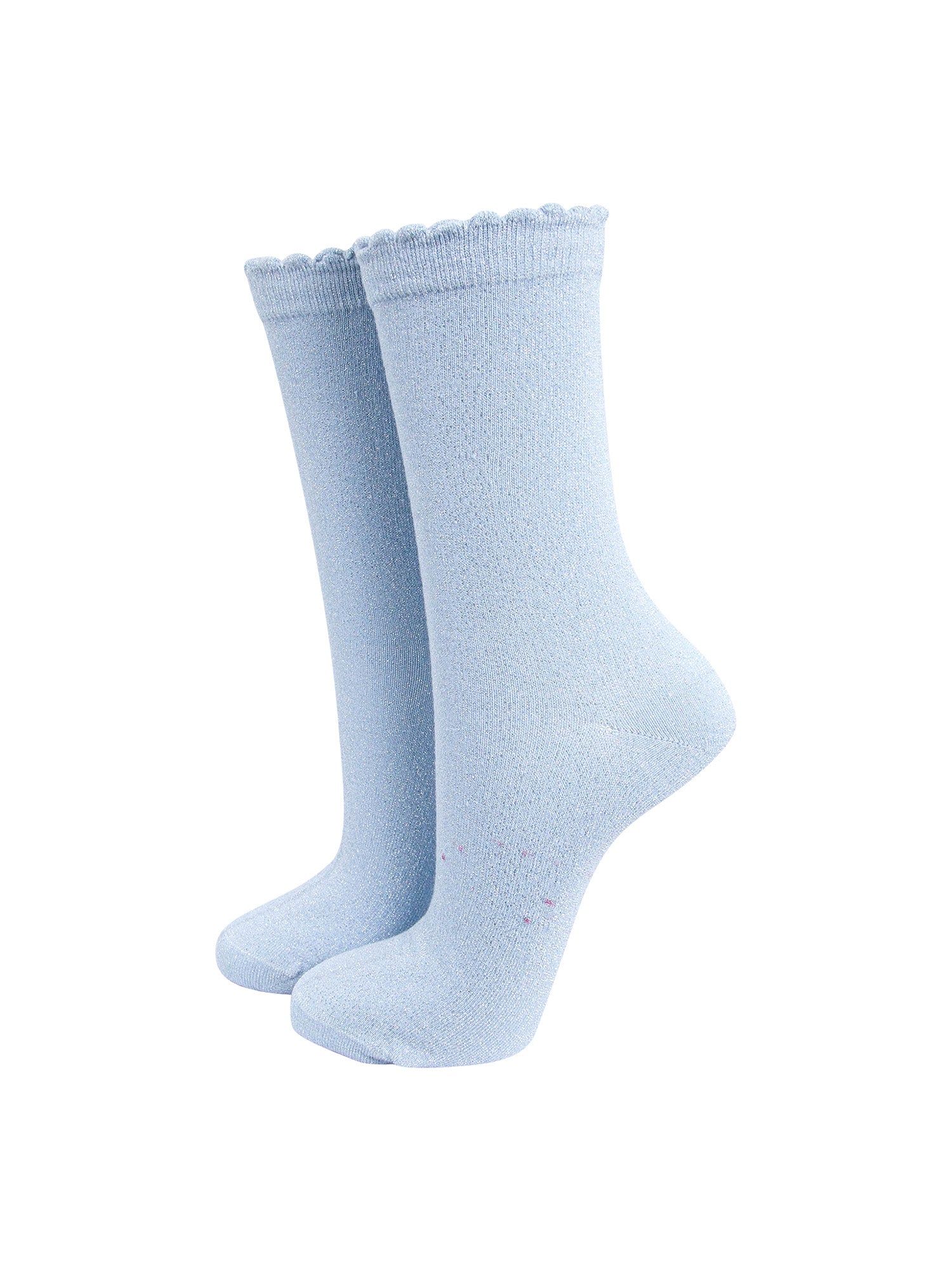 Plain-Combed-Cotton-Glitter-Socks-in-Baby-Blue-Mannequin
