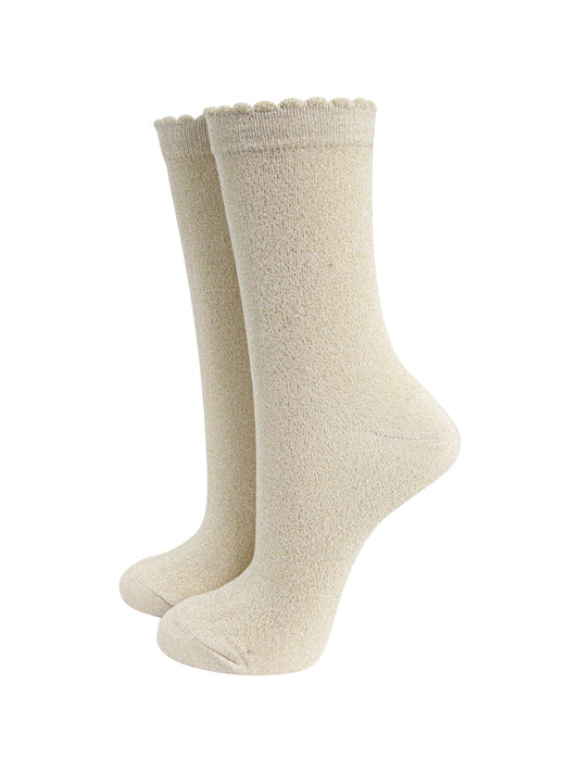 Plain-Combed-Cotton-Glitter-Socks-in-Light-Beige-Mannequin