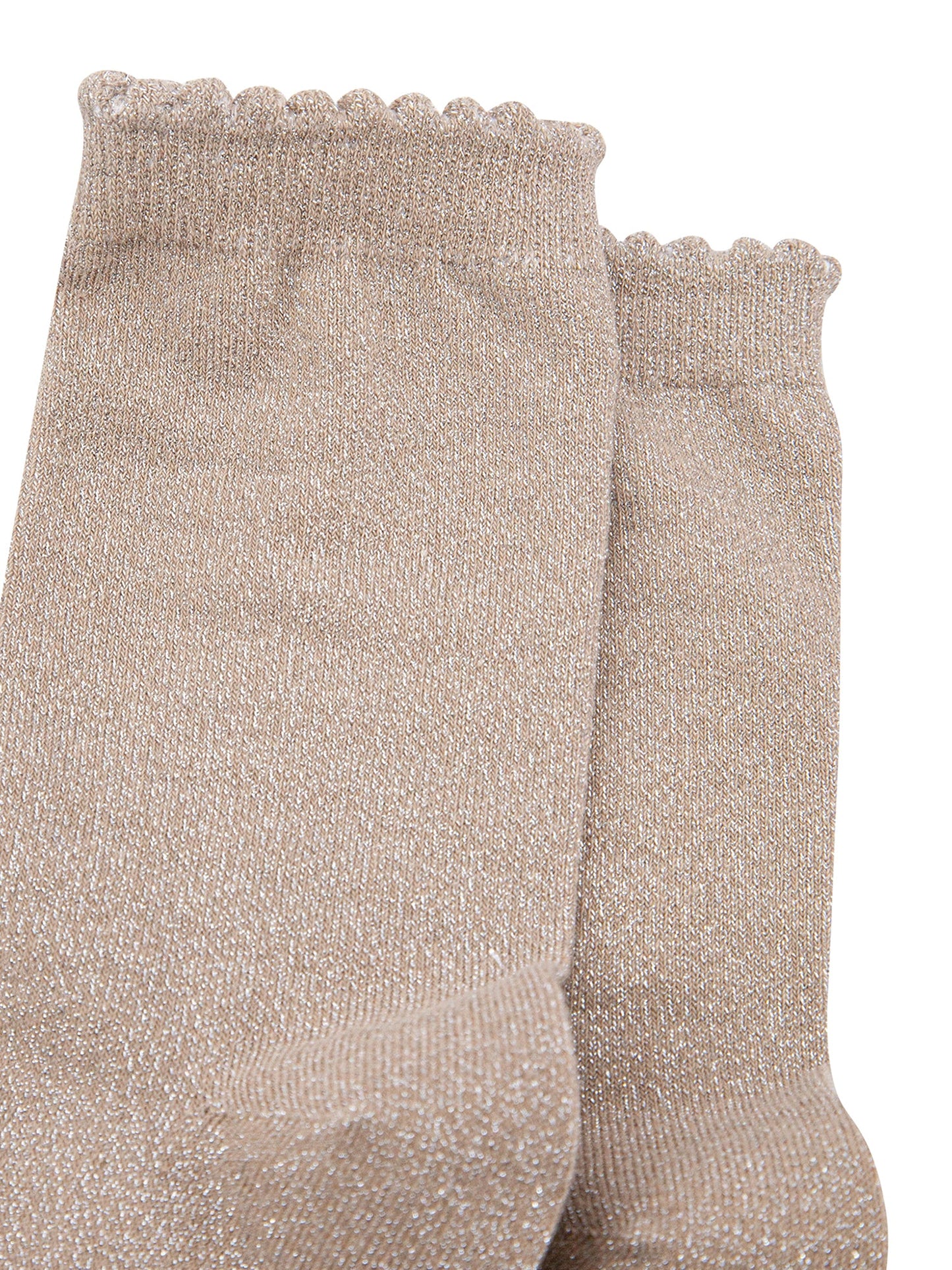 Plain-Combed-Cotton-Glitter-Socks-in-Medium-Beige-Closeup