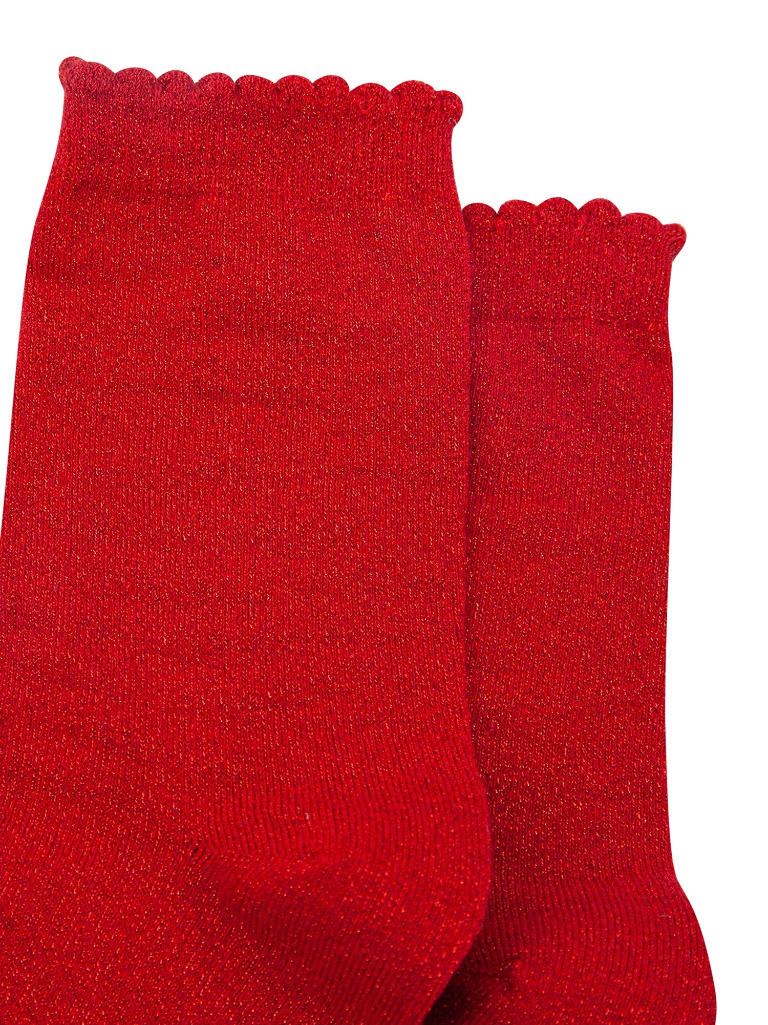 Plain-Combed-Cotton-Glitter-Socks-in-Scarlett-Closeup