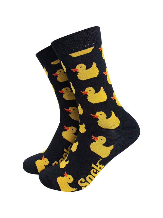 mens-bamboo-socks-black-rubber-ducks-bath