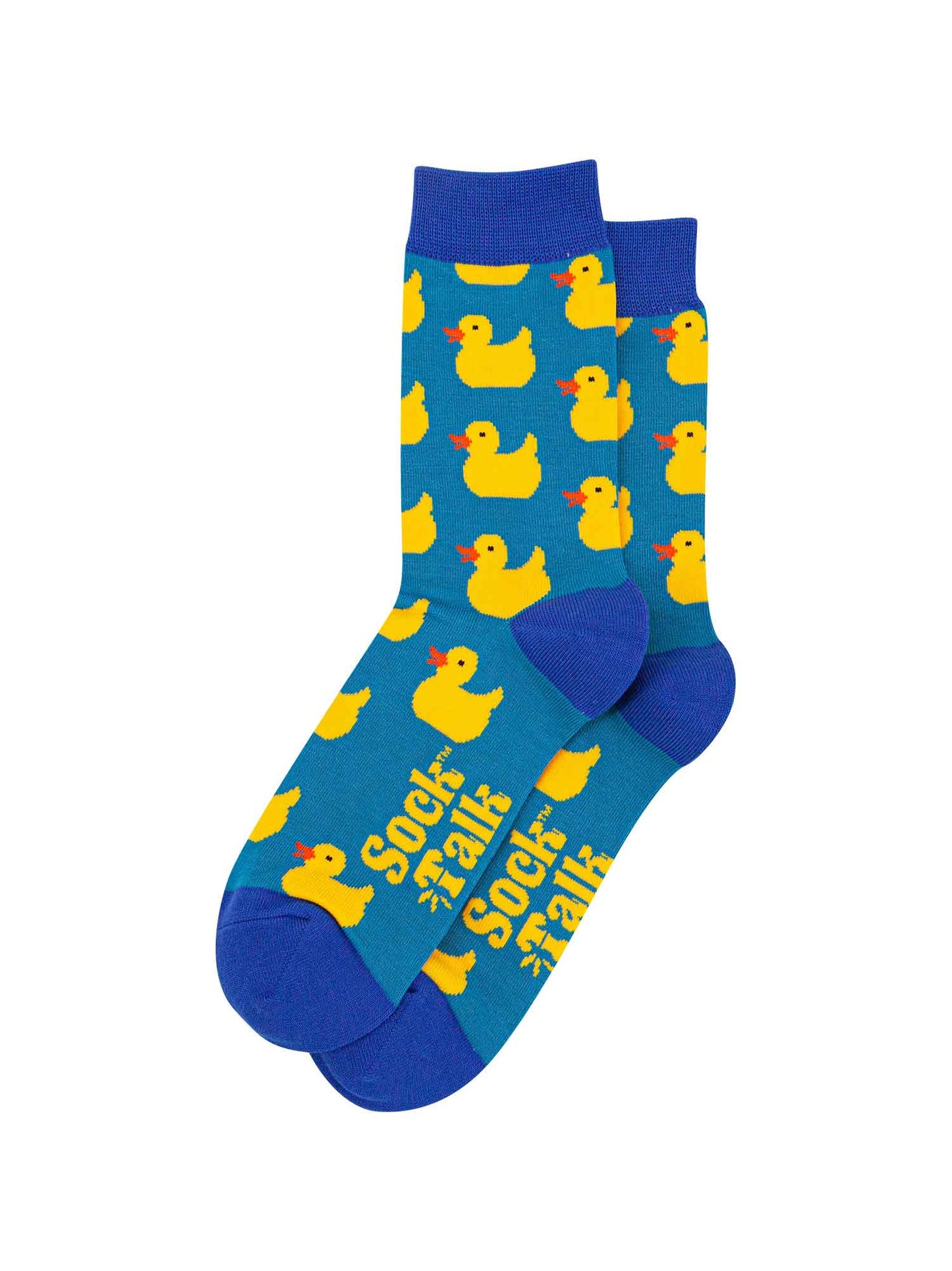 yellow rubber duck novelty bamboo socks