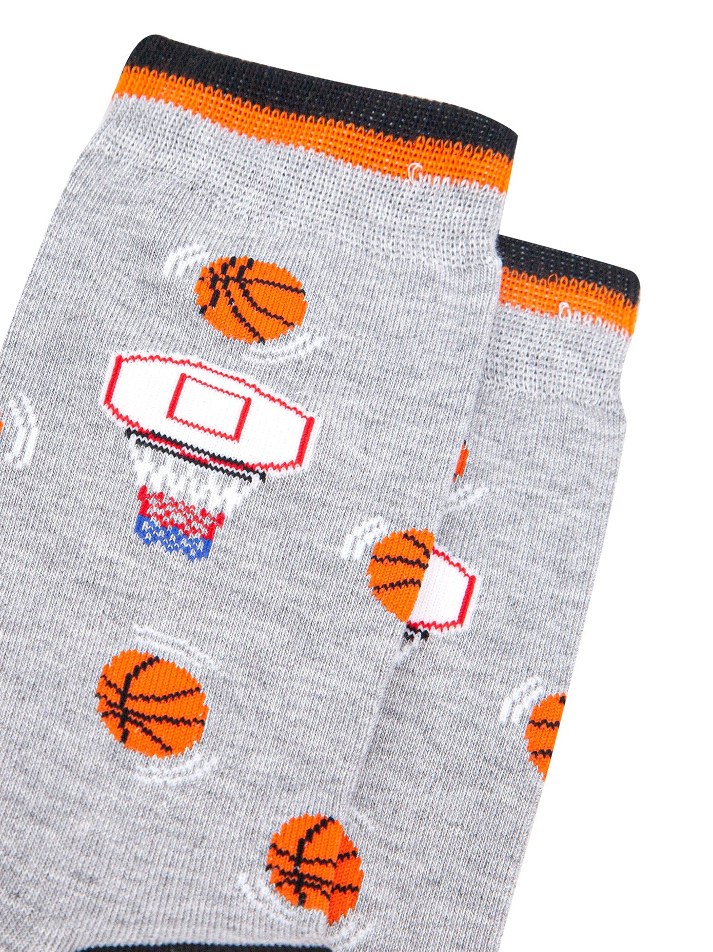 Basketball-Bamboo-Socks-in-Light-Grey-Closeup