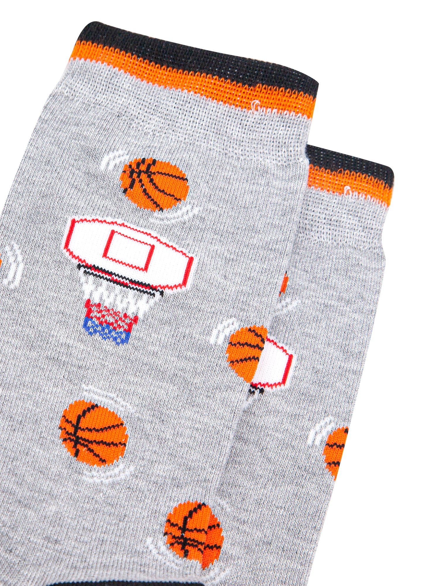 Basketball-Bamboo-Socks-in-Light-Grey-Closeup