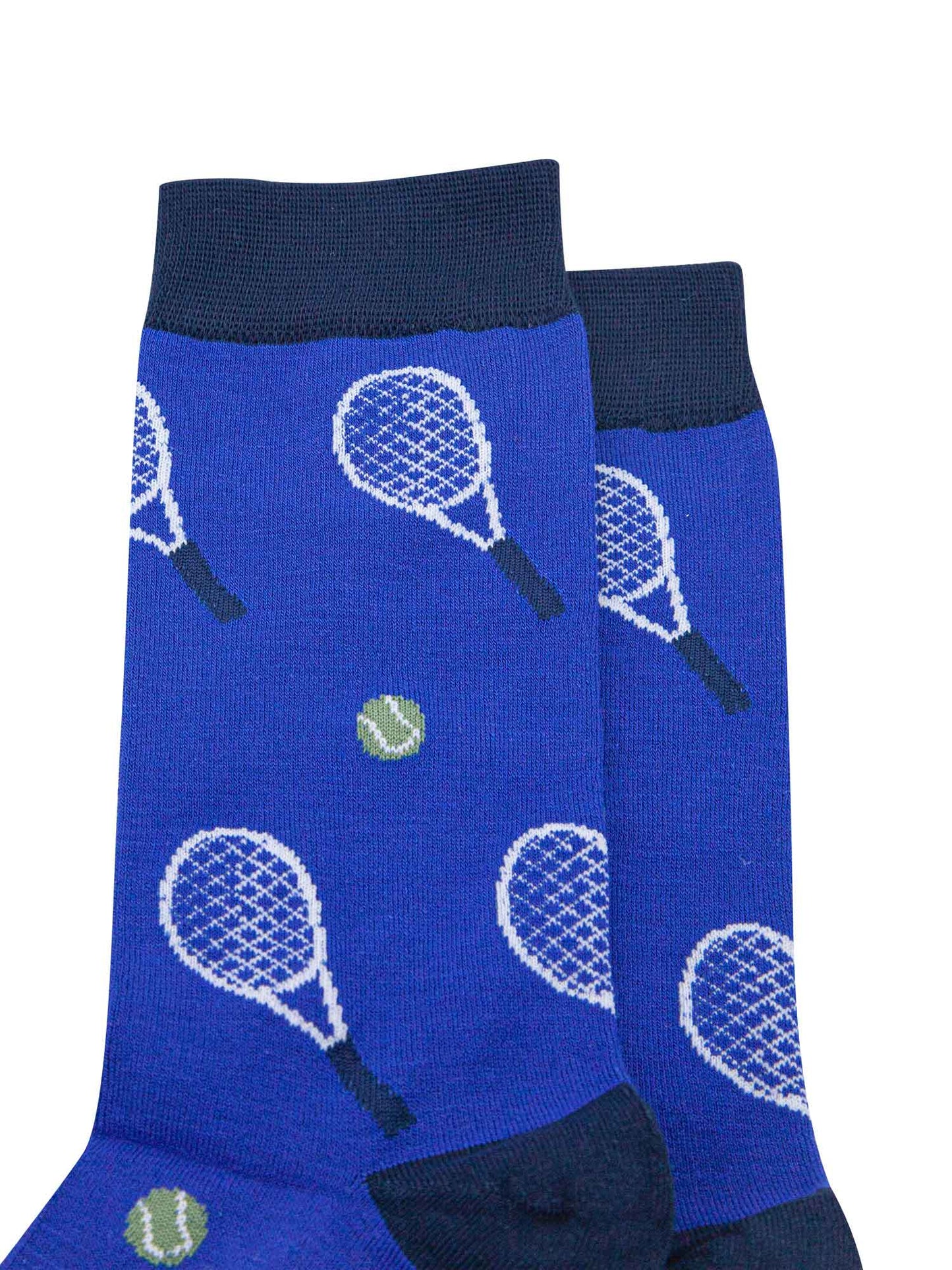 blue tennis socks for men made from eco friendly bamboo
