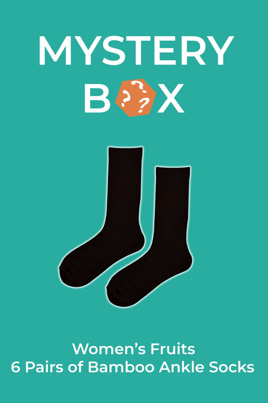 Women's Bamboo Ankle Socks Mystery Box - Multi, Fruits