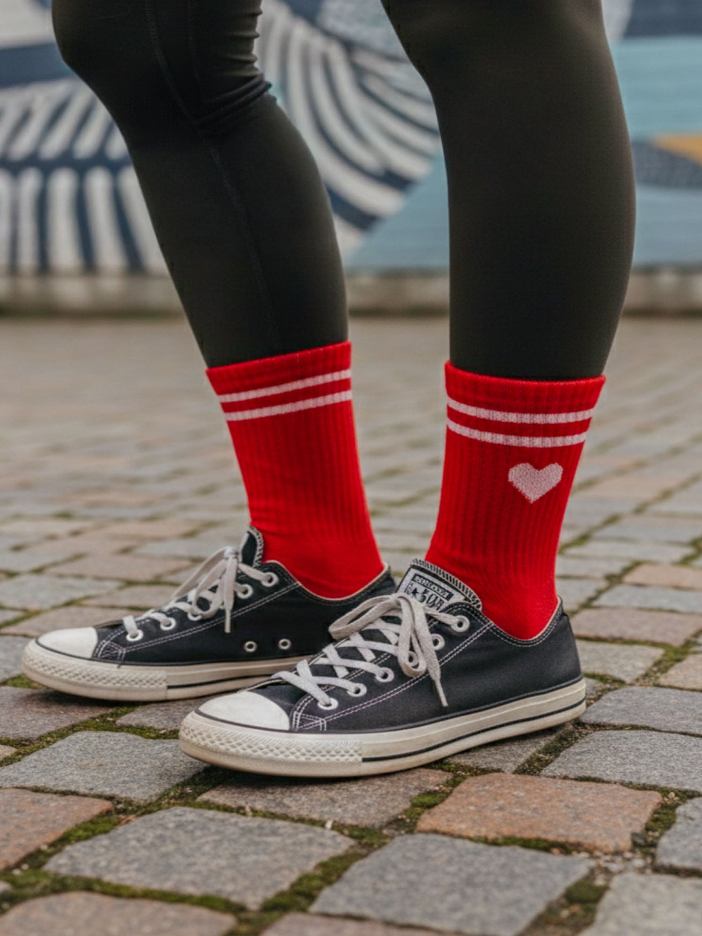 Love-Heart-Combed-Cotton-Sports-Socks-in-Red