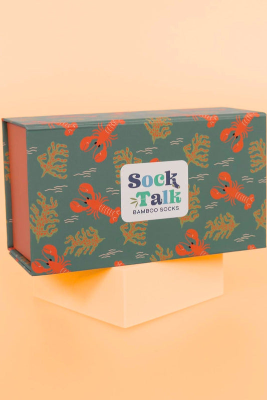 Create Your Own Gift Box - Underwater Lobsters, EMPTY BOX