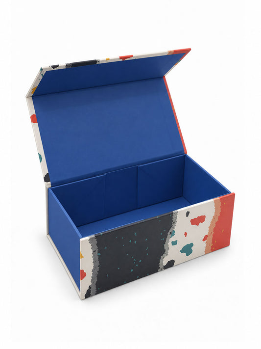 Sock Trio Gift Wrap - Multi, Terrazzo