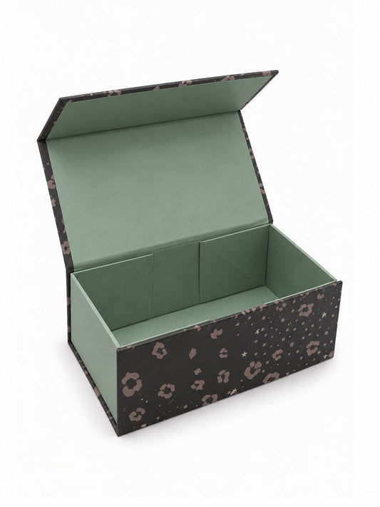 Sock Trio Gift Wrap - Black, Animal