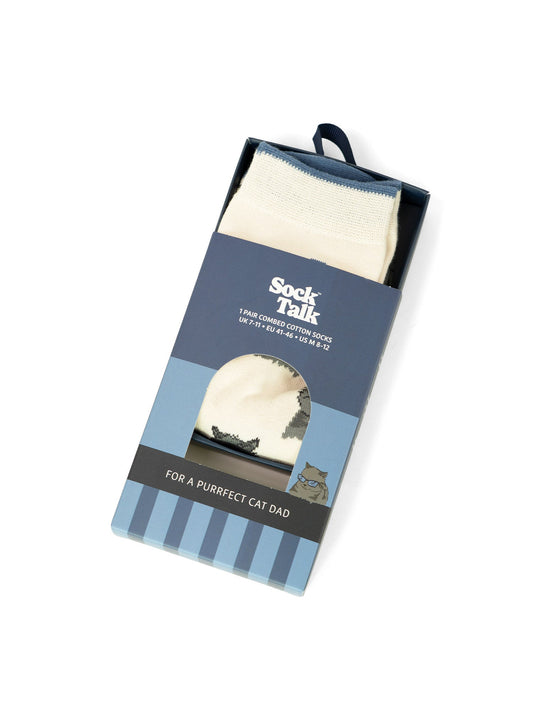 Cat-Dad-Combed-Cotton-Socks-Matchbox-Giftset