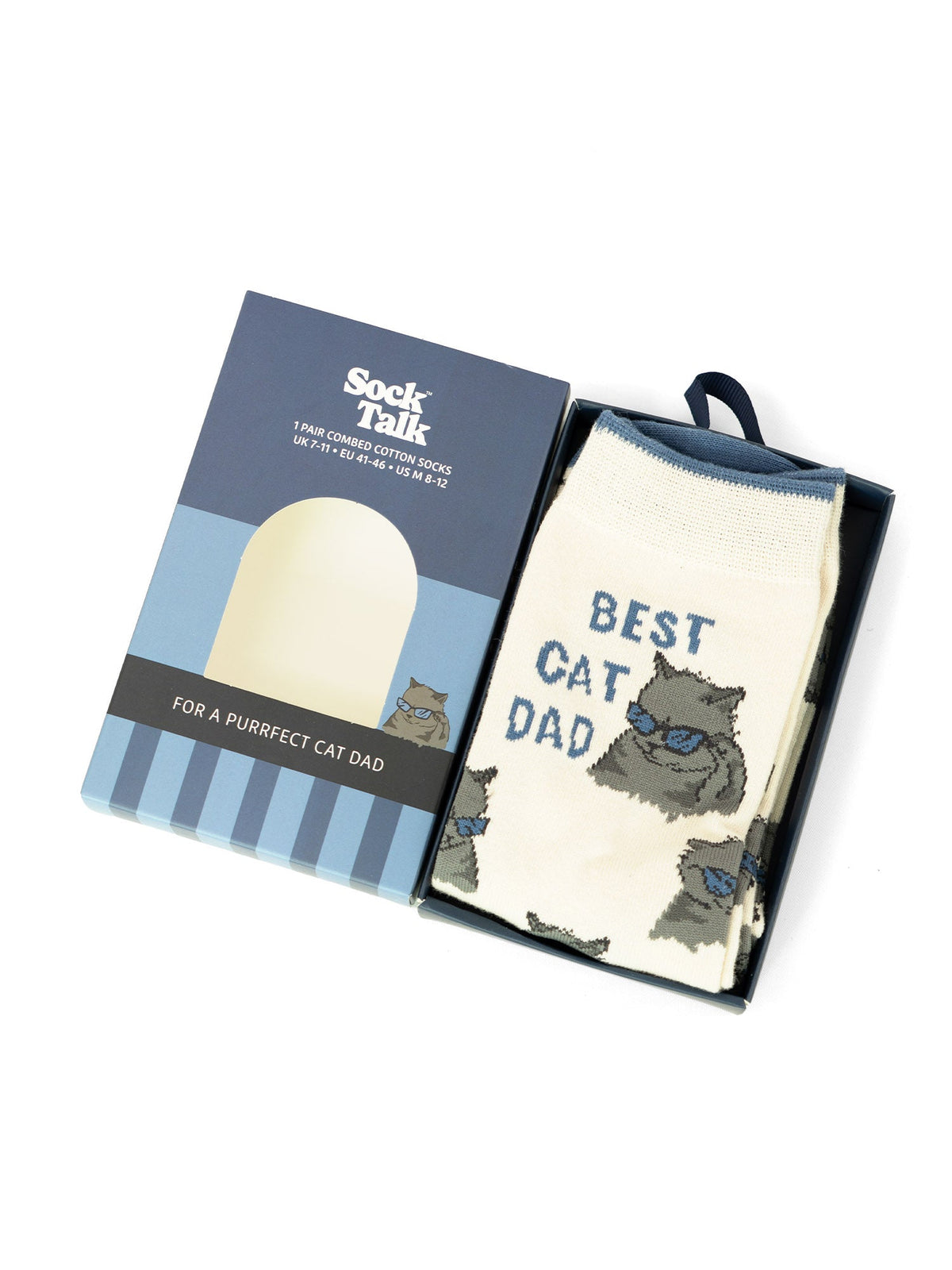 Cat-Dad-Combed-Cotton-Socks-Matchbox-Giftset
