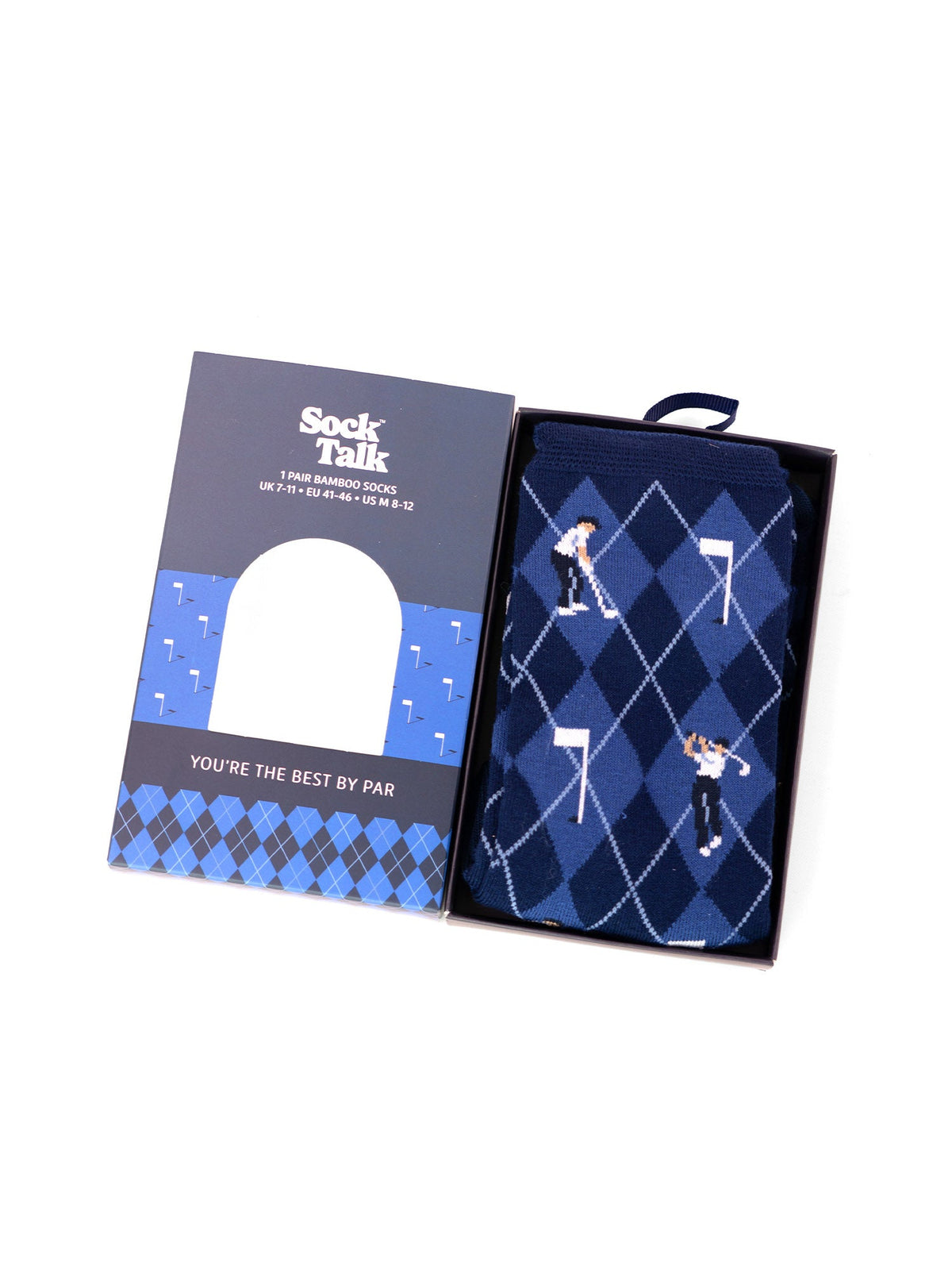 Golf-Bamboo-Socks-Matchbox-Giftset