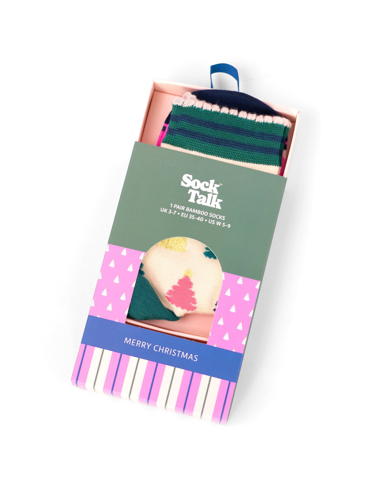 Christmas-Trees-Bamboo-Socks-Matchbox-Giftset