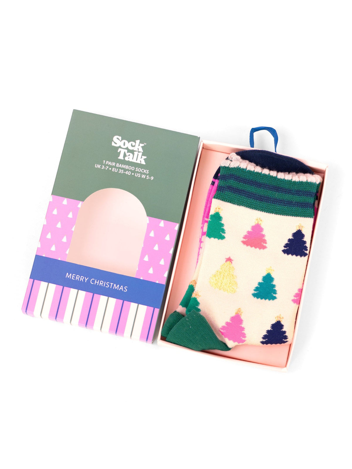 Christmas-Trees-Bamboo-Socks-Matchbox-Giftset