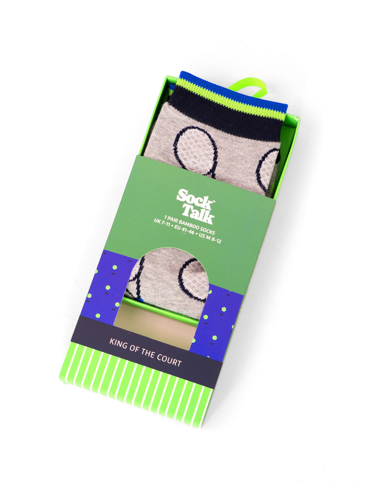 Tennis-Bamboo-Socks-Matchbox-Giftset