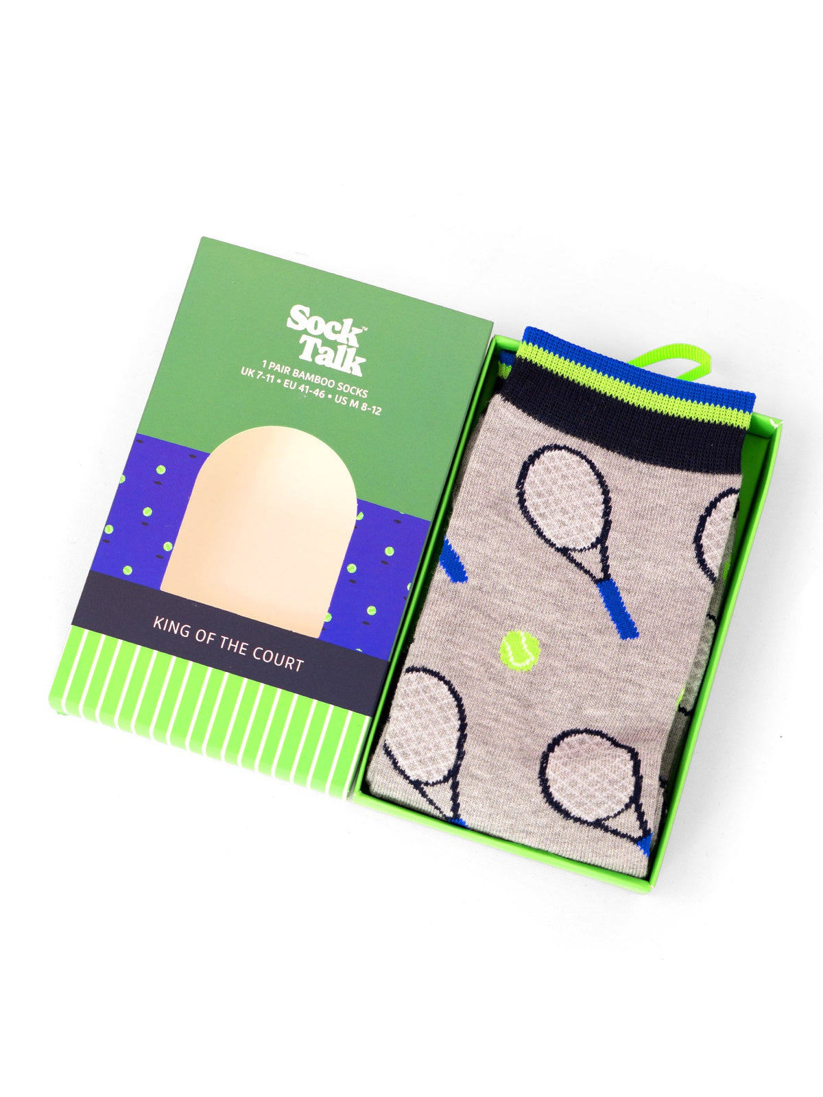 Tennis-Bamboo-Socks-Matchbox-Giftset