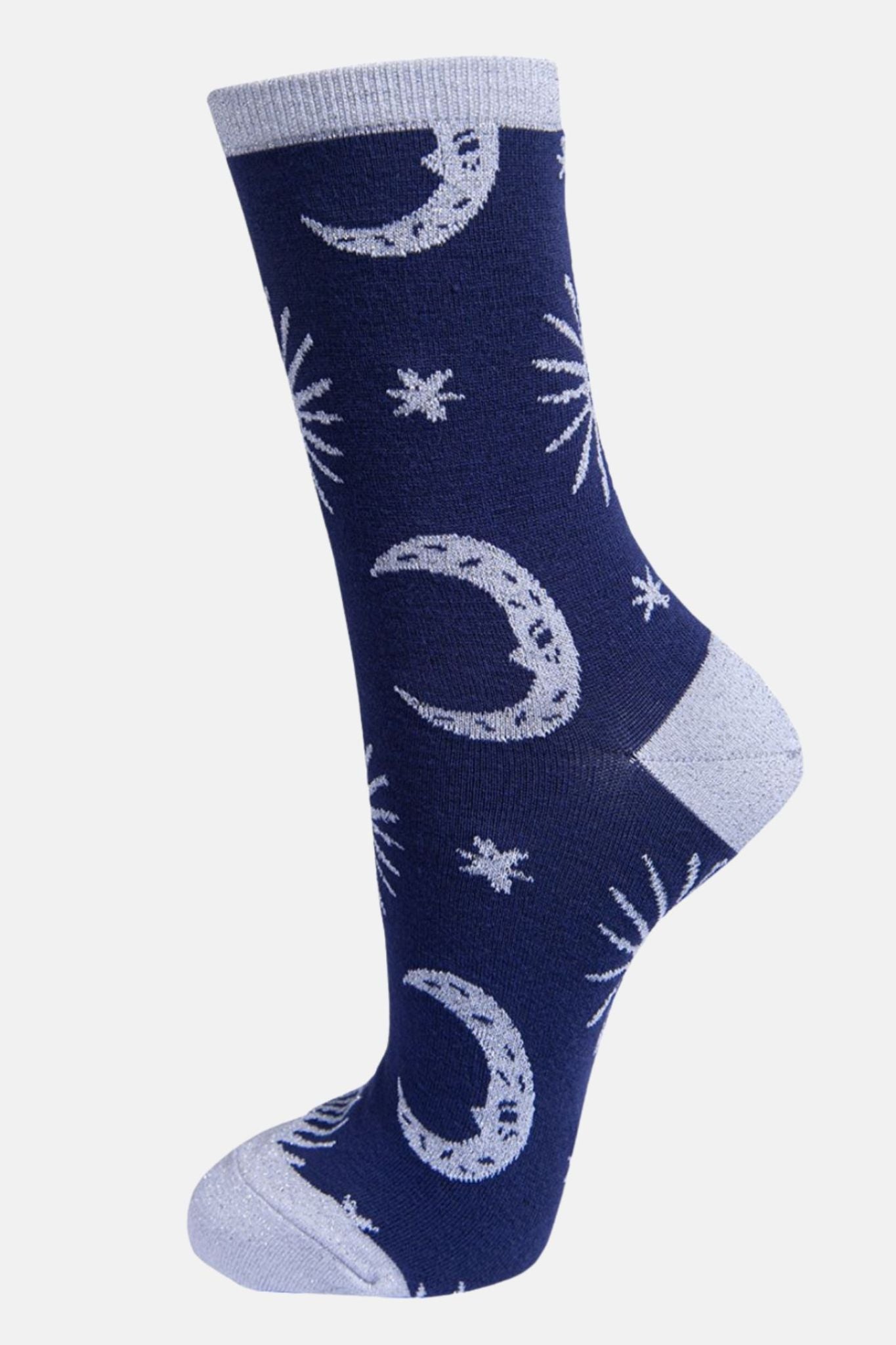 womens-socks-gift-box-black-celestial-blue-silver