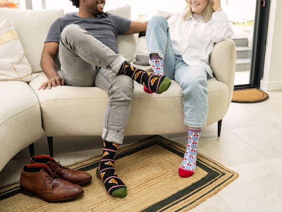 Talking Socks Sock Talk Bamboo Socks Colourful Novelty Socks for Men and Women – Sock ...
