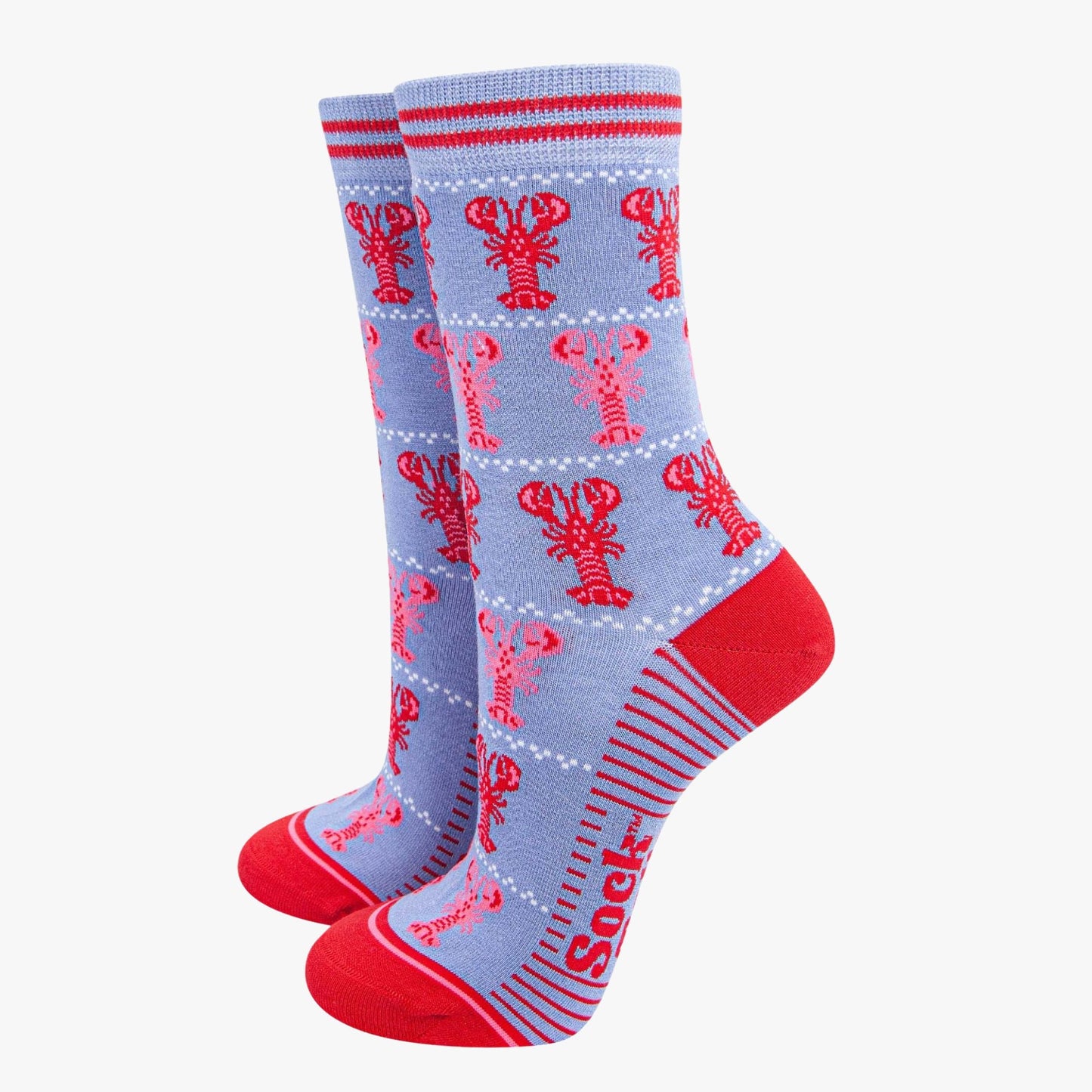 womens-socks-gift-box-blue-lobsters-red-fair-isle