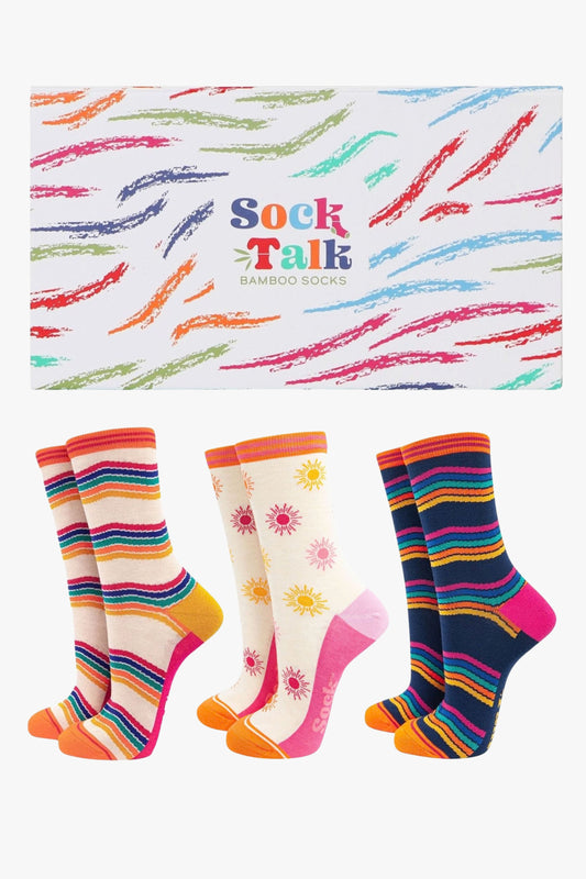 Rainbow-Weather-Bamboo-Socks-Gift-Box