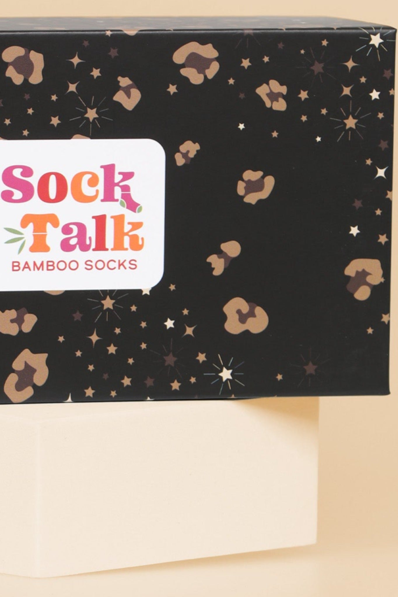 Create Your Own Gift Box - Black Animal Print, EMPTY BOX
