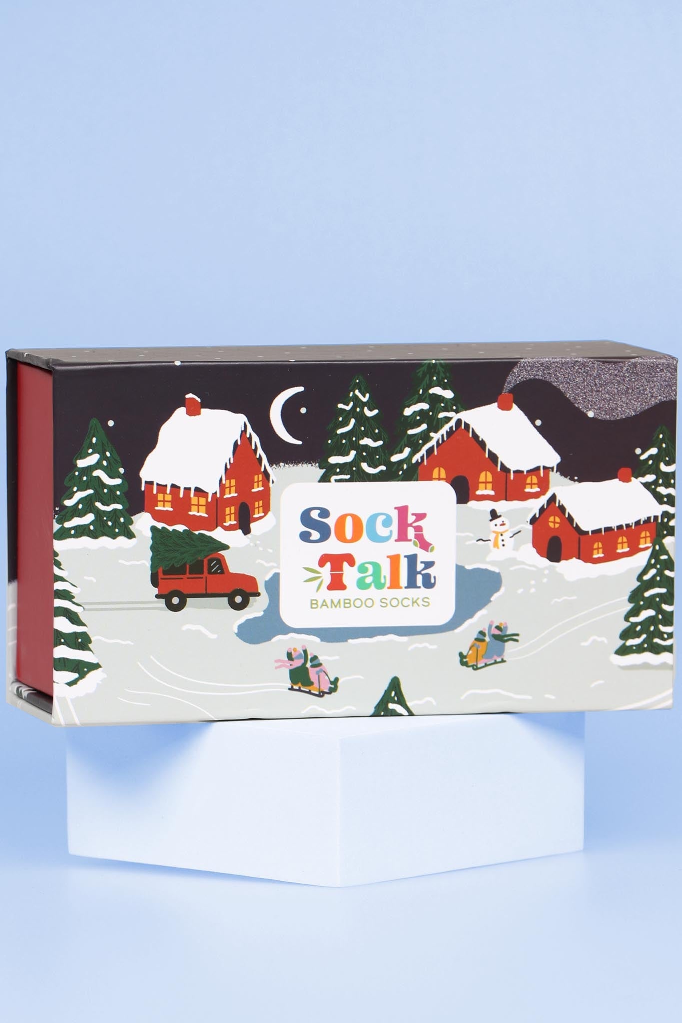 Create Your Own Gift Box - Winter Scene, EMPTY BOX