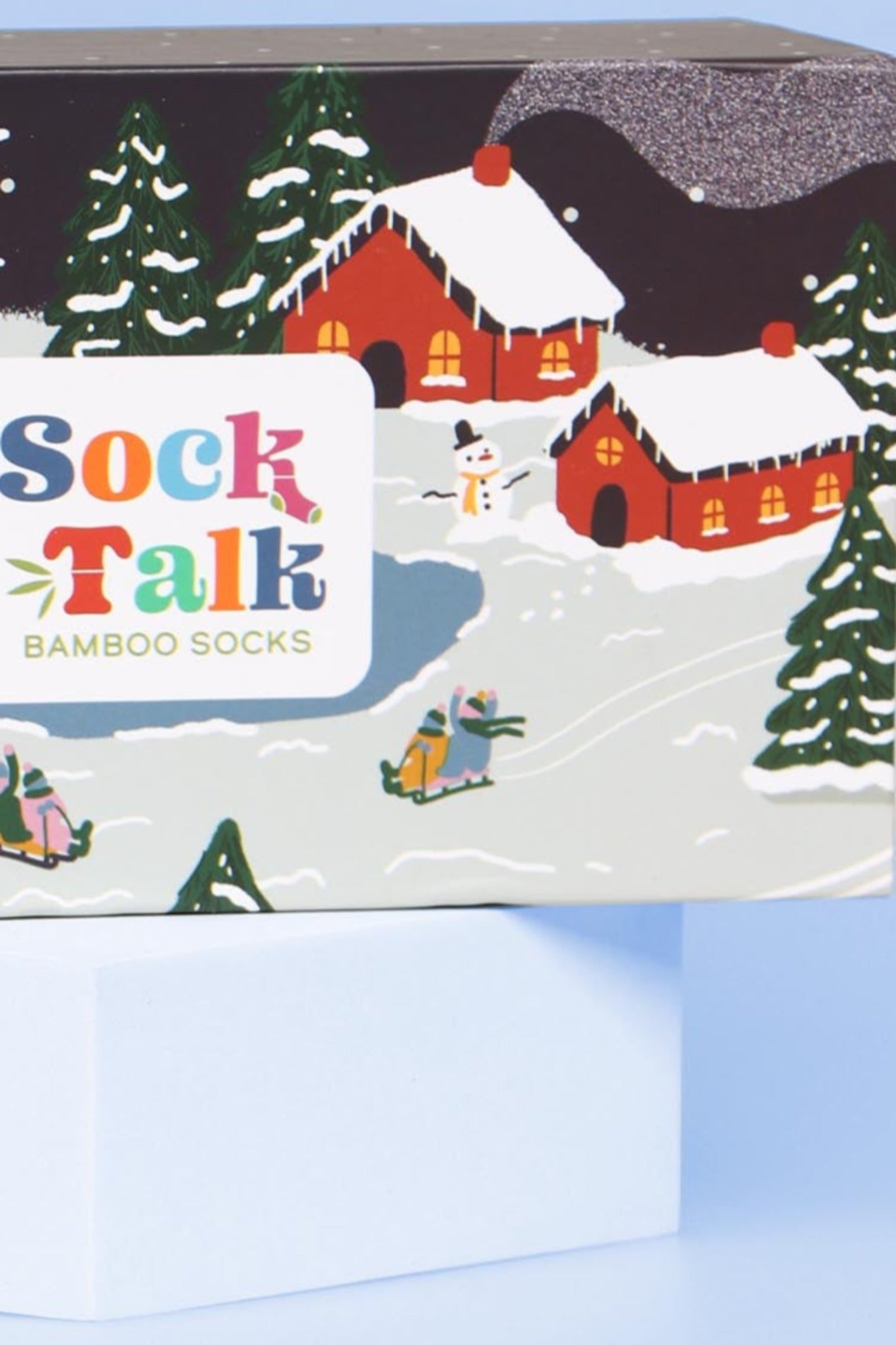 Create Your Own Gift Box - Winter Scene, EMPTY BOX