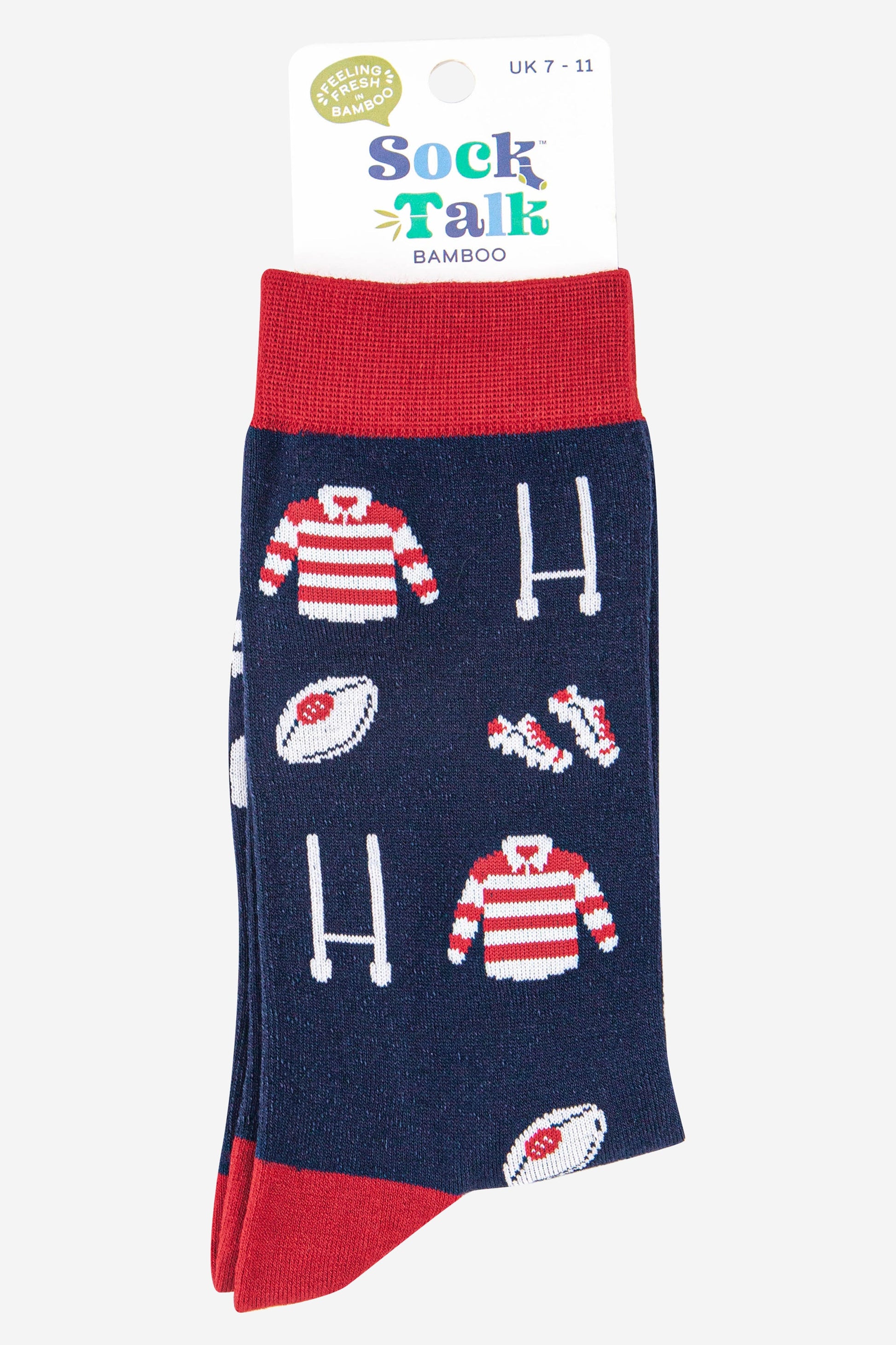 navy blue rugby socks uk size 7-11