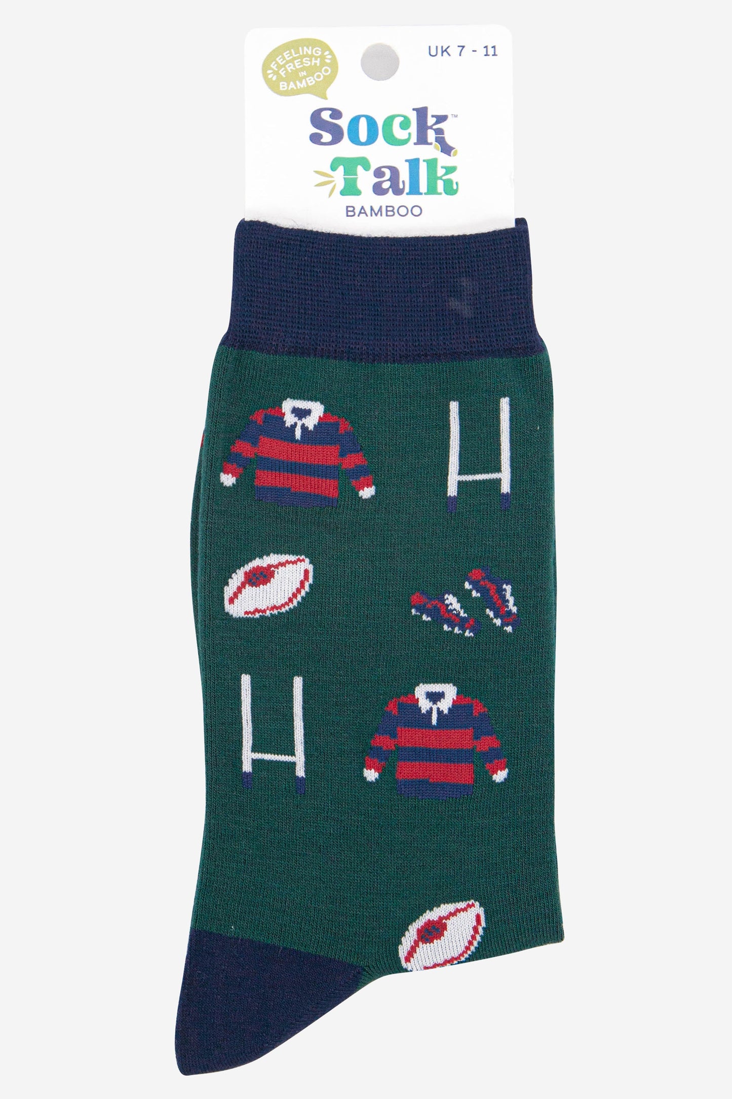 mens rugby team bamboo dress socks uk size 7-11