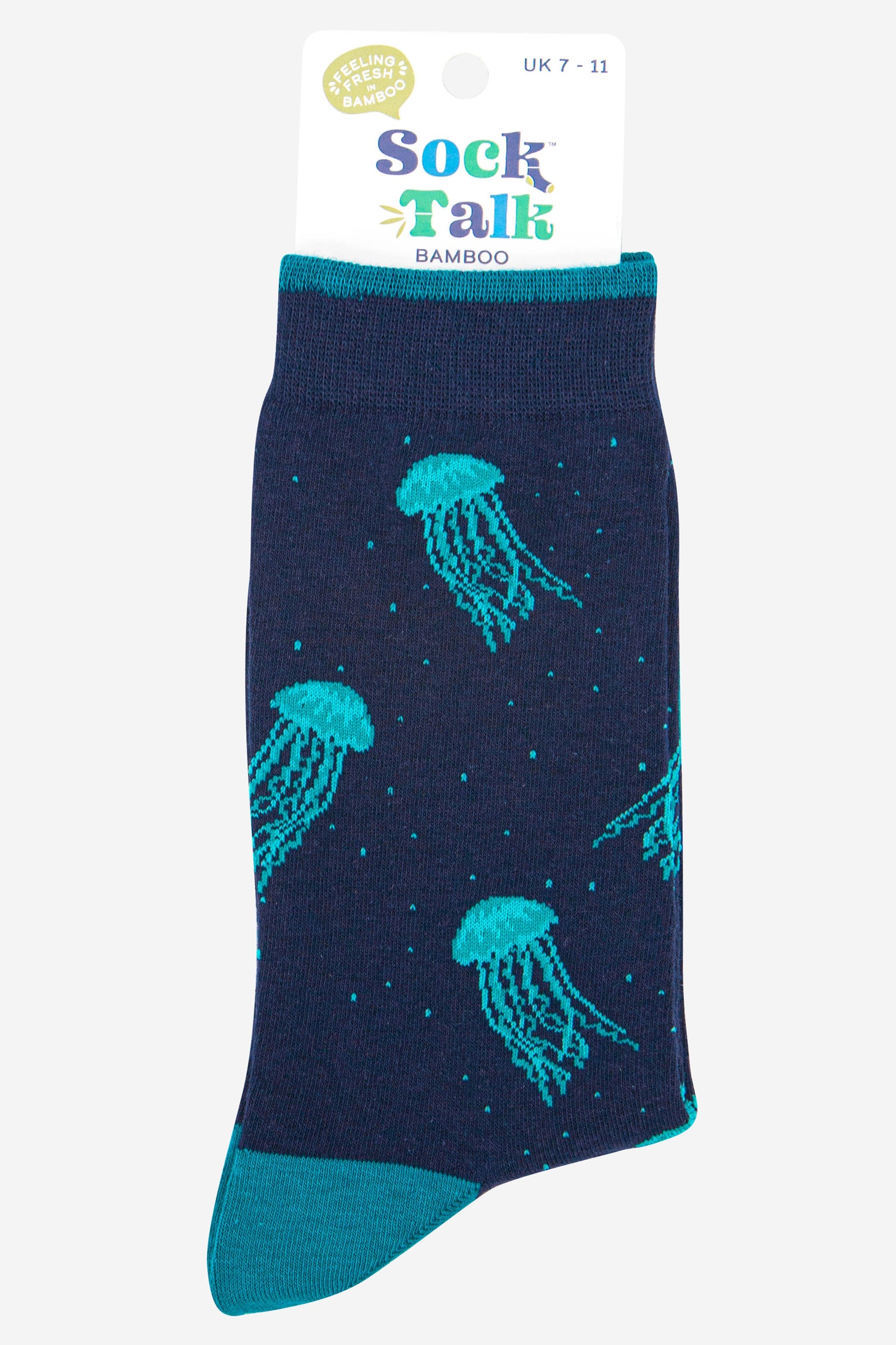 mens bamboo jellyfish dress socks uk size 7-11
