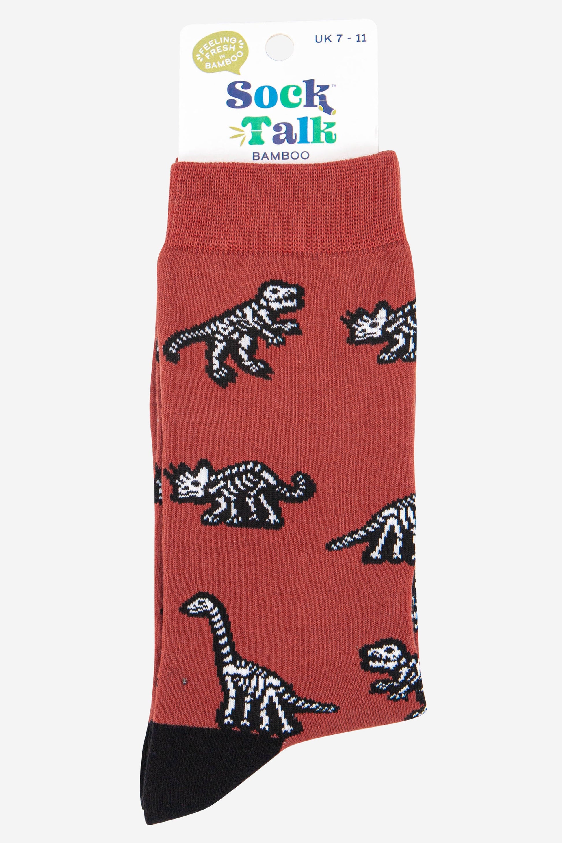 mens bamboo dinosaur bones bamboo dress socks uk size 7-11