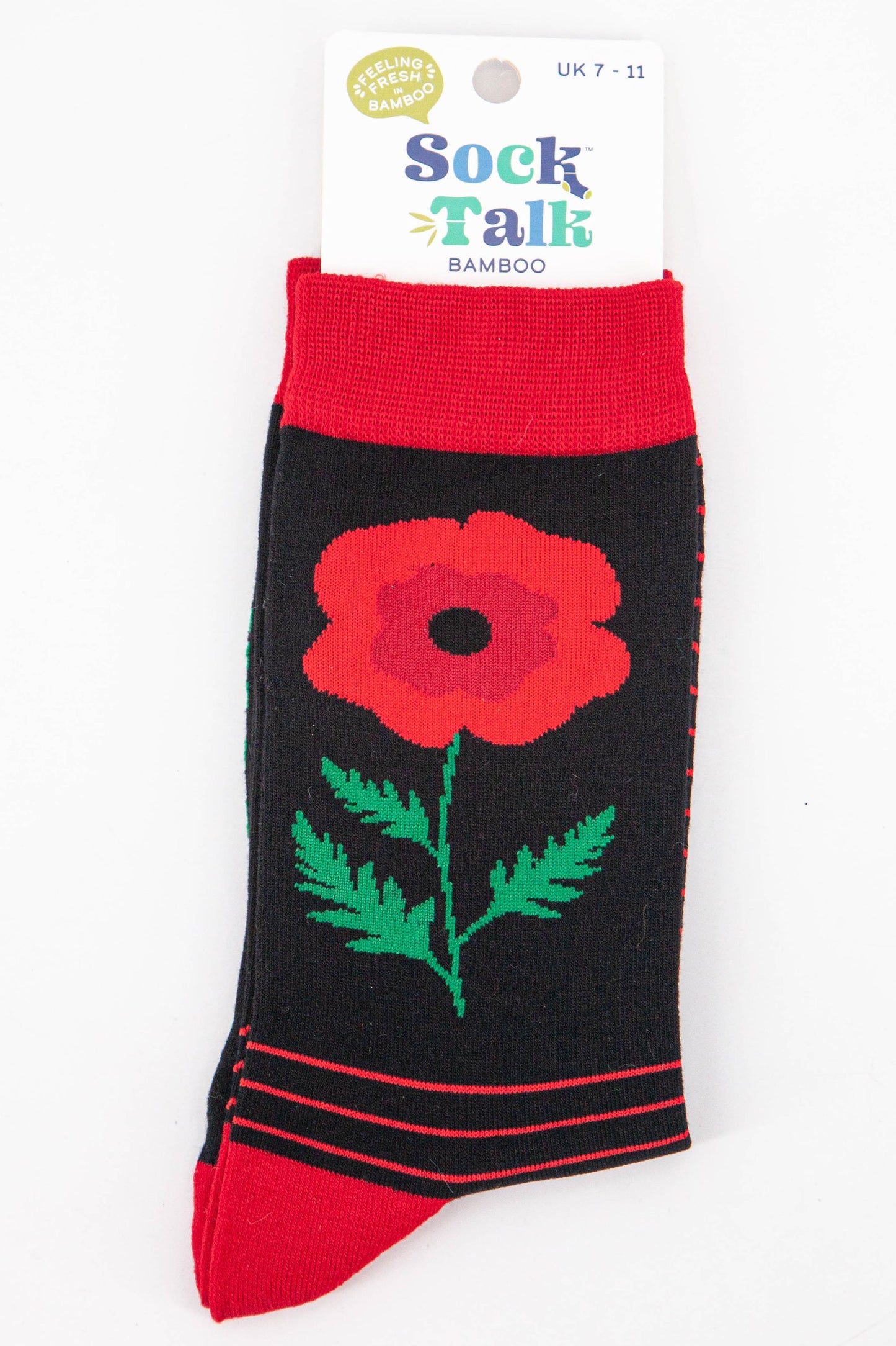 mens bamboo poppy socks uk size 7-11